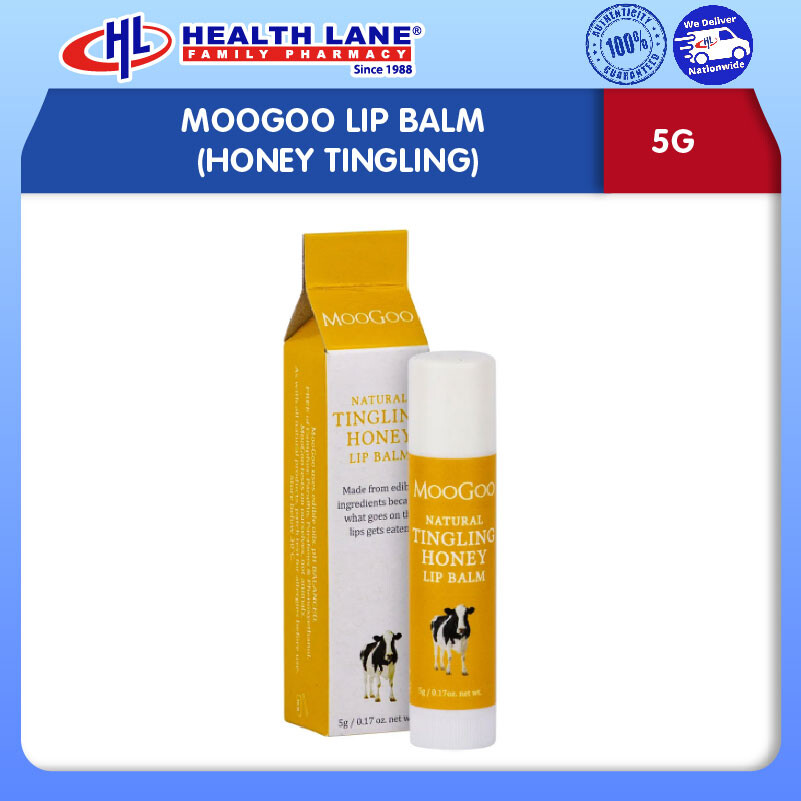 MOOGOO LIP BALM (HONEY TINGLING- 5G)